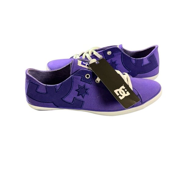 DC Shoes - DC Women's Cleo Shoes Purple Size 9.5 Skate Canvas Sneakers